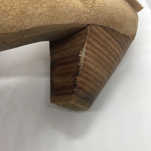 Jessica Simpson women’s size 6 tan suede booties with fringe - Picture 7 of 11
